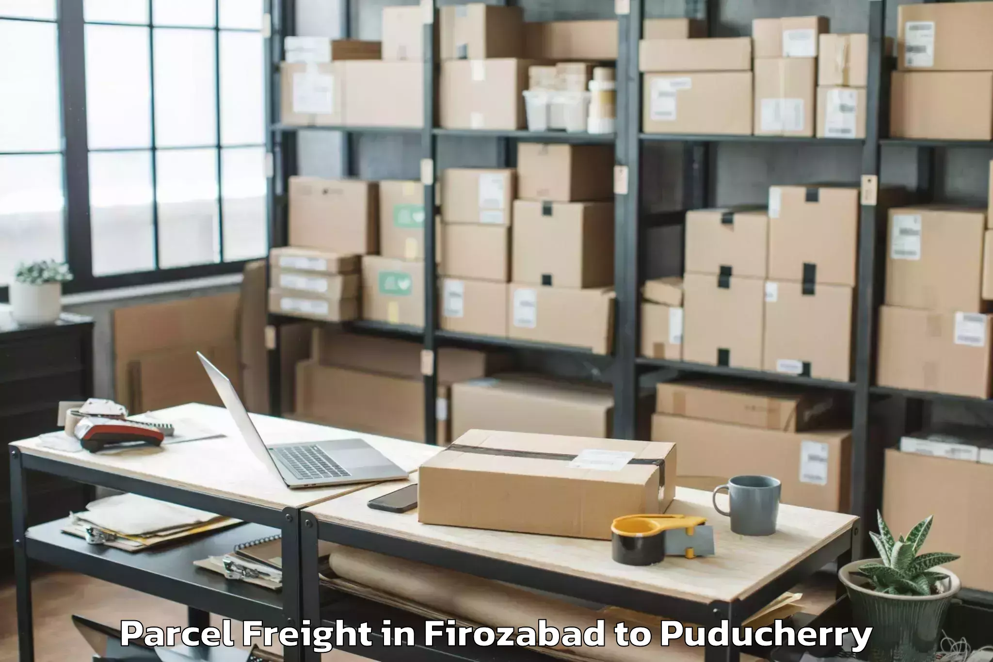 Quality Firozabad to Puducherry Parcel Freight